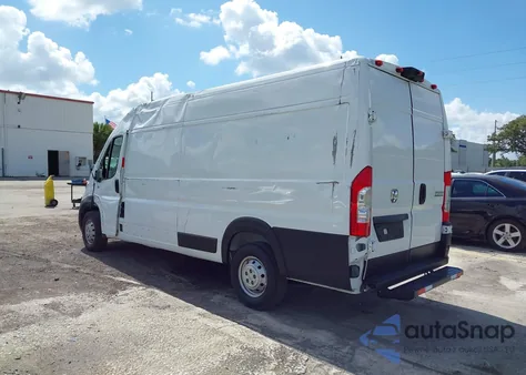 2023 Ram Promaster 3500 Cargo Van High Roof 159 Wb Ext from USA, damaged, VIN 3C6MRVJGXPE526323